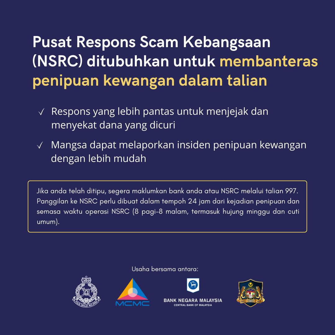Image for Pusat Respons Scam Kebangsaan (NSRC)