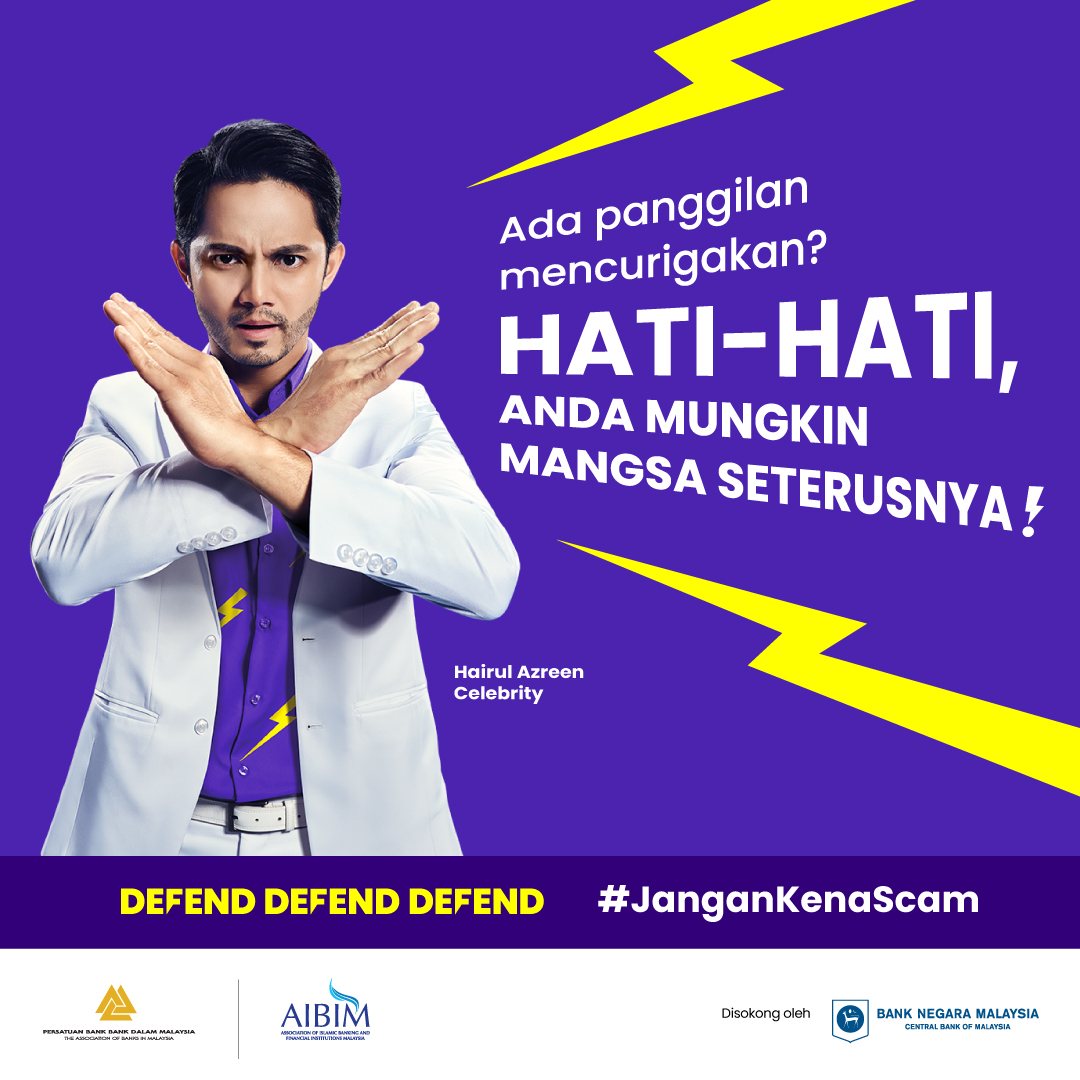 Image for #JanganKenaScam: Ada panggilan mencurigakan? HATI-HATI, ANDA MUNGKIN MANGSA SETERUSNYA!