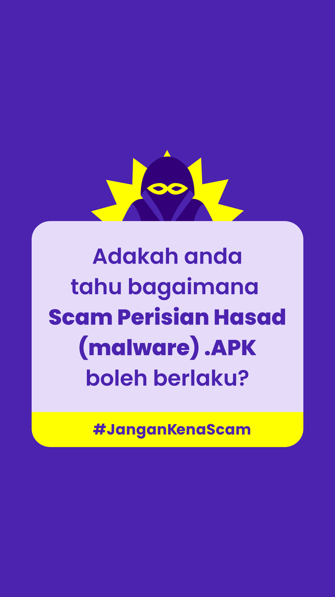 Image for #JanganKenaScam: Ketahui bagaimana Scam  Malware boleh berlaku untuk lindungi diri anda dari terkena scam!