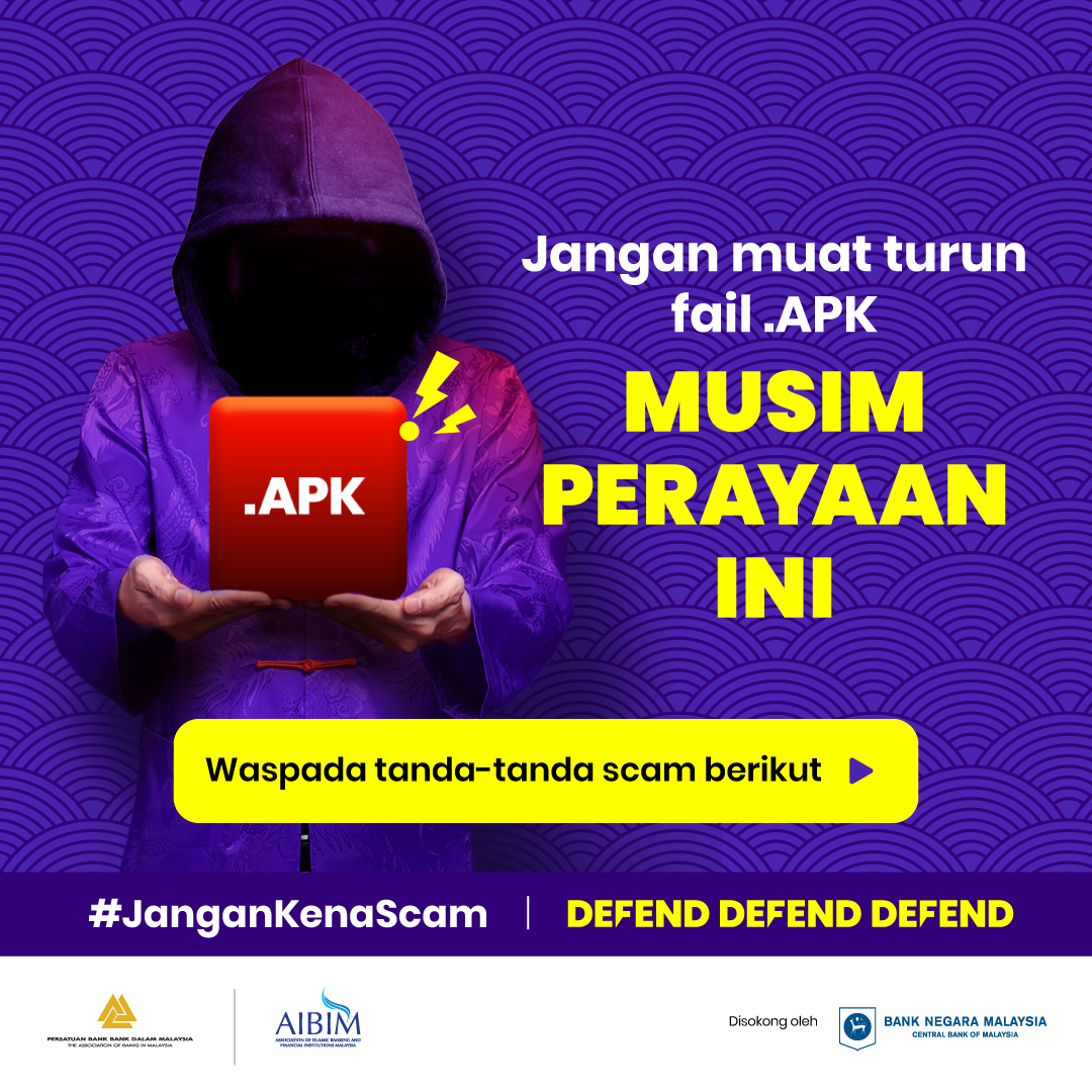 Image for #JanganKenaScam: Berwaspada dengan tawaran luar biasa dan jangan sesekali muat turun apa-apa fail .APK!