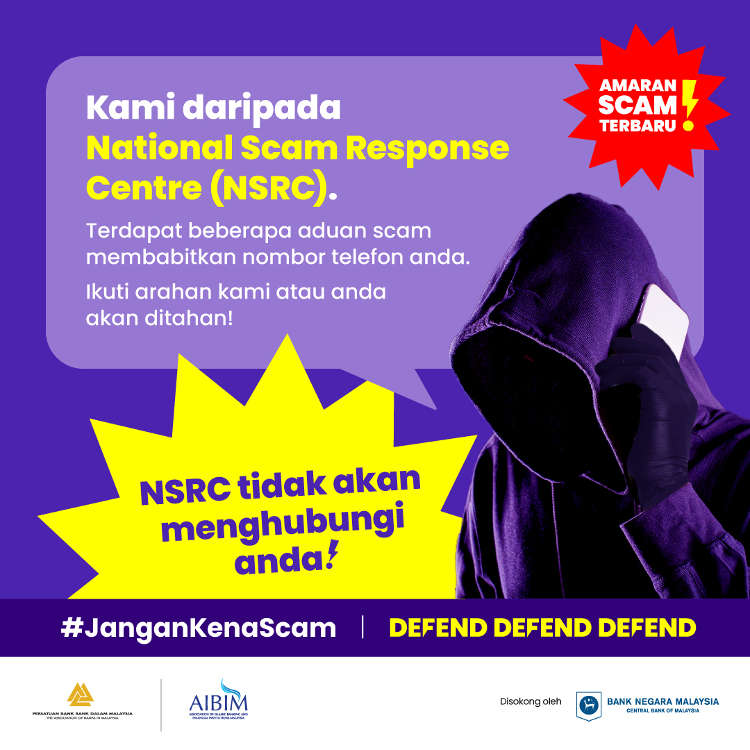 Image for #JanganKenaScam: NSRC tidak akan menghubungi anda!