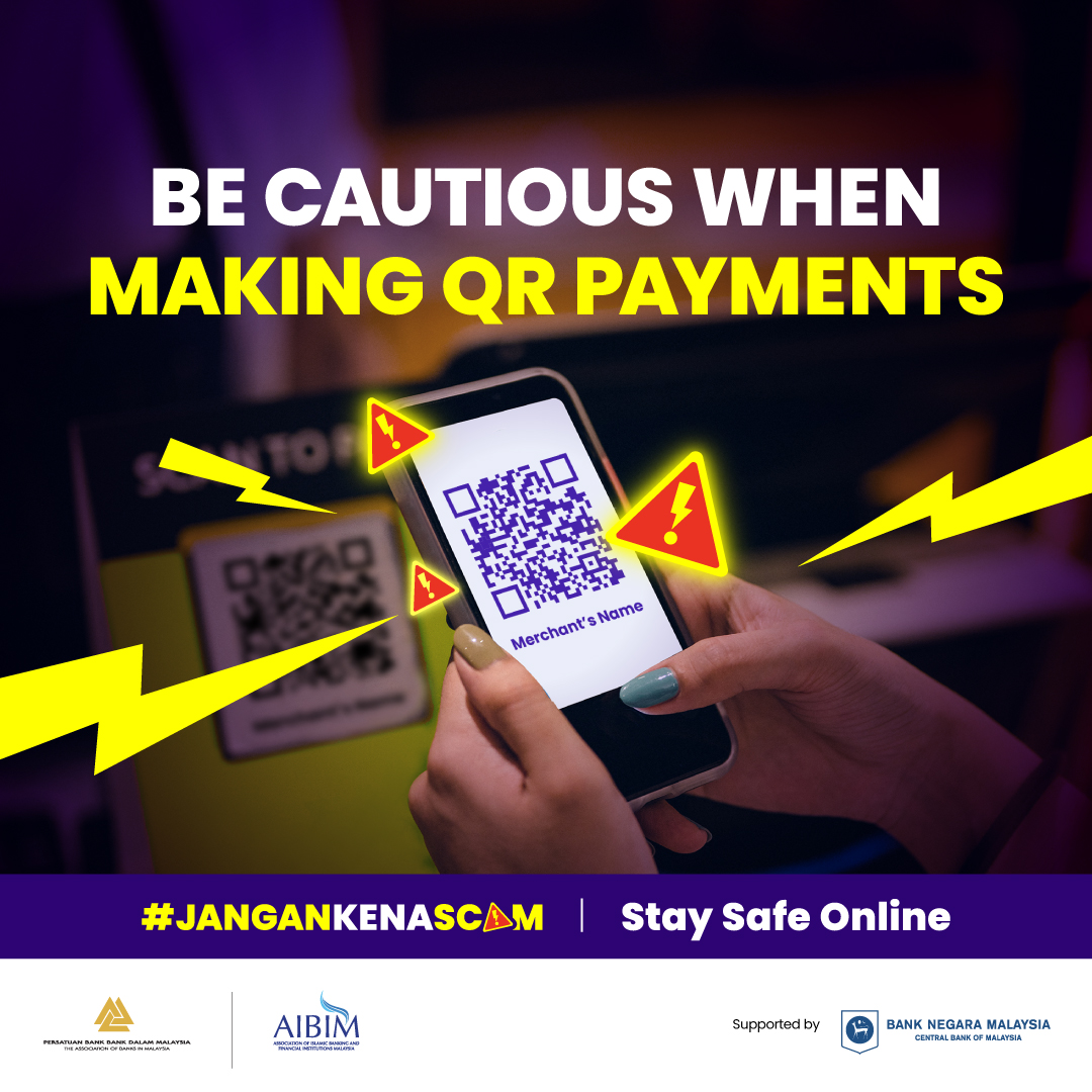 Image for #JanganKenaScam: Be Cautious When Making QR Payments