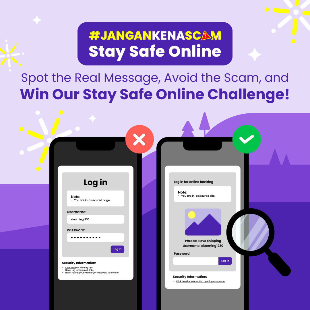 Image for #JanganKenaScam: Stay Safe Online Challenge