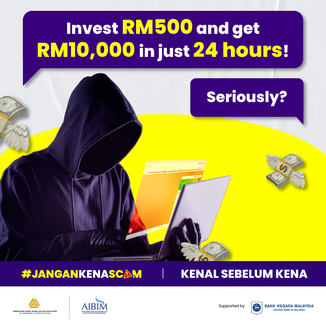 Image for #JanganKenaScam: Research and verify before investing!