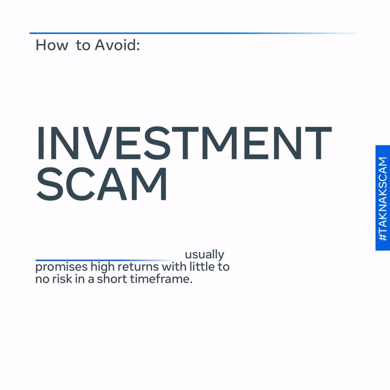 Avoiding investment scams