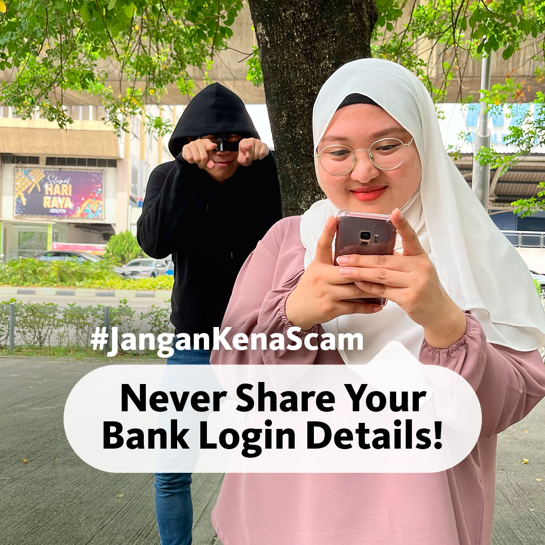 Image for #JanganKenaScam: Never Share Your Bank Login Details!