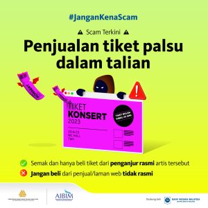 image-#JanganKenaScam: Penjualan tiket palsu dalam talian